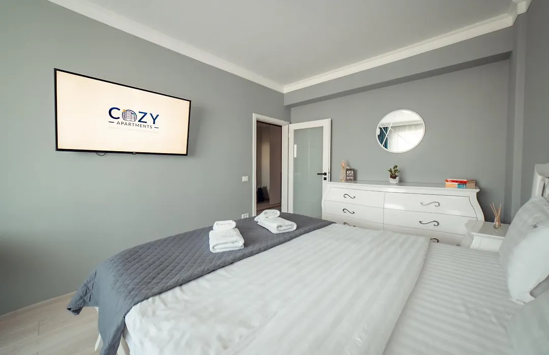 Cozy Apartments At Q Residence - Palas Mall Iasi-1