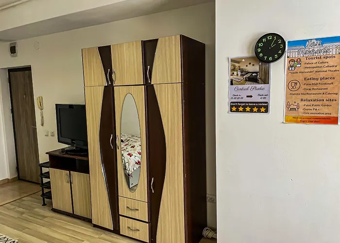 Palas Mall Studios - La 2 minute de Palas Mall si Palatul Culturii Iasi